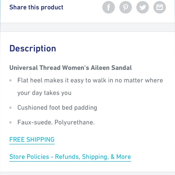 Universal Thread Aileen Sandals - Picture 5 of 5